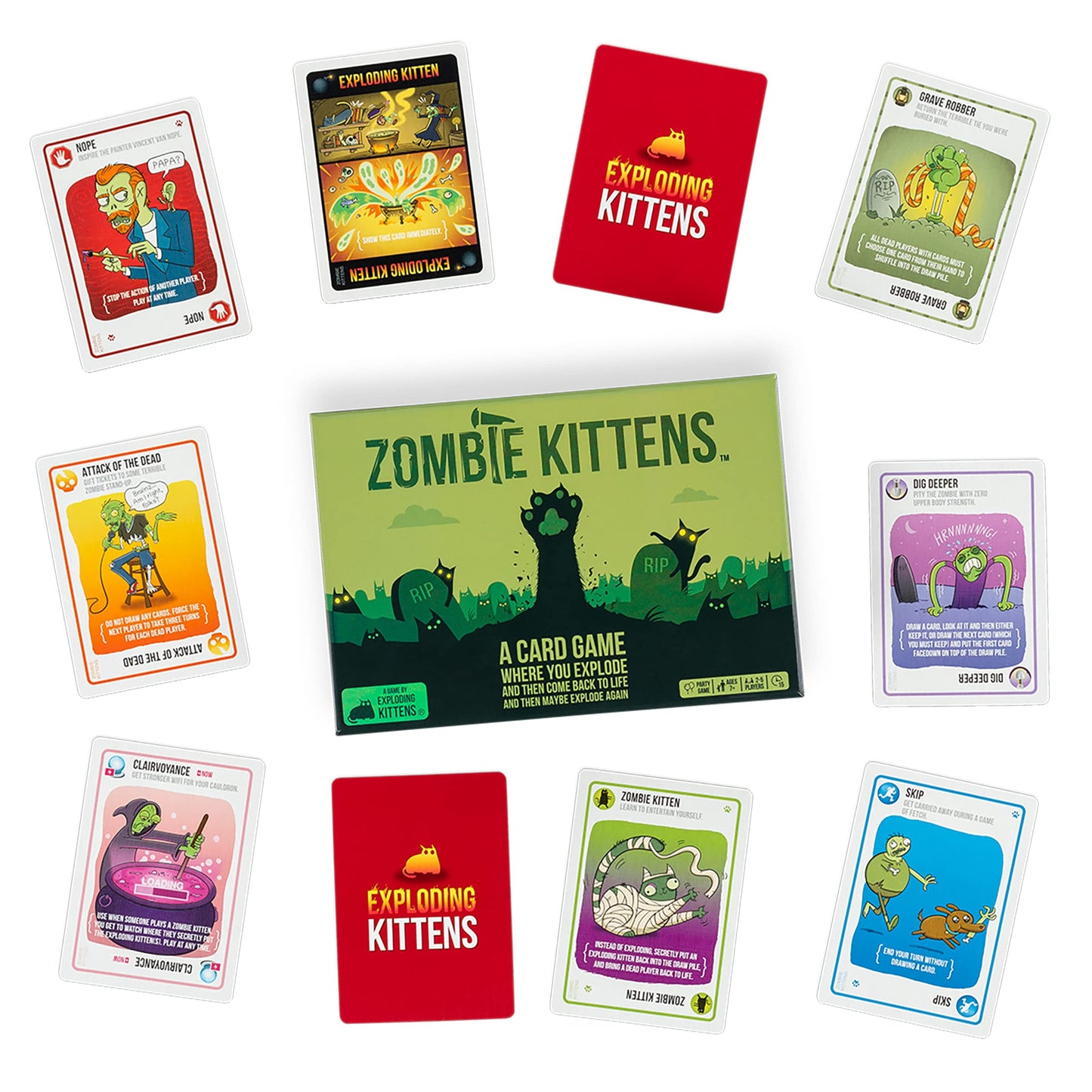 🧟♂️🐱 Exploding Kittens: Edición Zombi - Adios Wifi