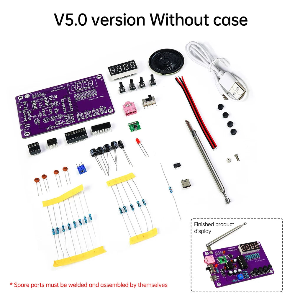Radio Kit FM DIY - ¡Aprende y Disfruta de la Electrónica! 📻🔧 - Adios Wifi