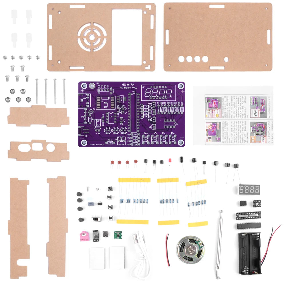 Radio Kit FM DIY - ¡Aprende y Disfruta de la Electrónica! 📻🔧 - Adios Wifi