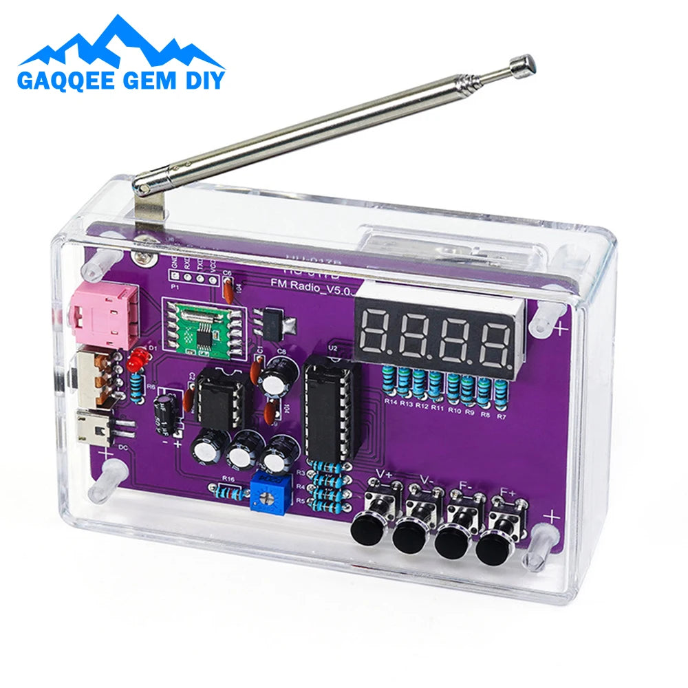 Radio Kit FM DIY - ¡Aprende y Disfruta de la Electrónica! 📻🔧 - Adios Wifi
