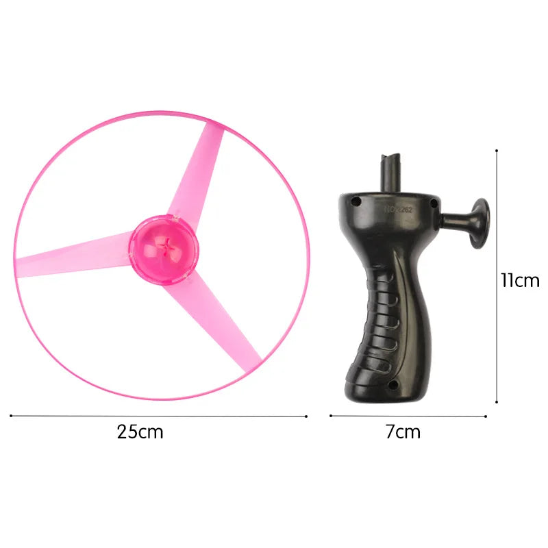 Juguetes de Hélice de Disco Volador Luminoso – Juguete de OVNI Volador con Iluminación LED - Adios Wifi
