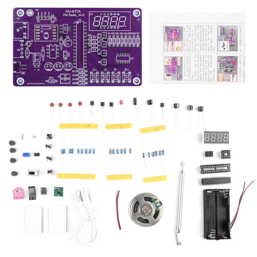 Radio Kit FM DIY - ¡Aprende y Disfruta de la Electrónica! 📻🔧 - Adios Wifi