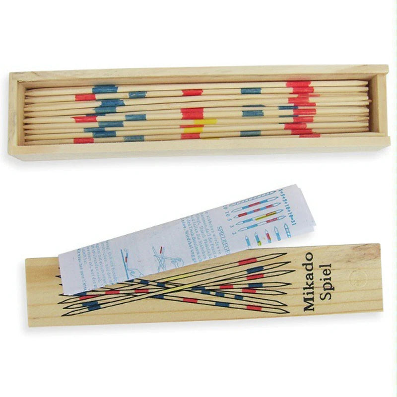🌈🪵 Juego de Palitos Mikado de Madera – Diversión Clásica para Pequeños y Grandes - Adios Wifi