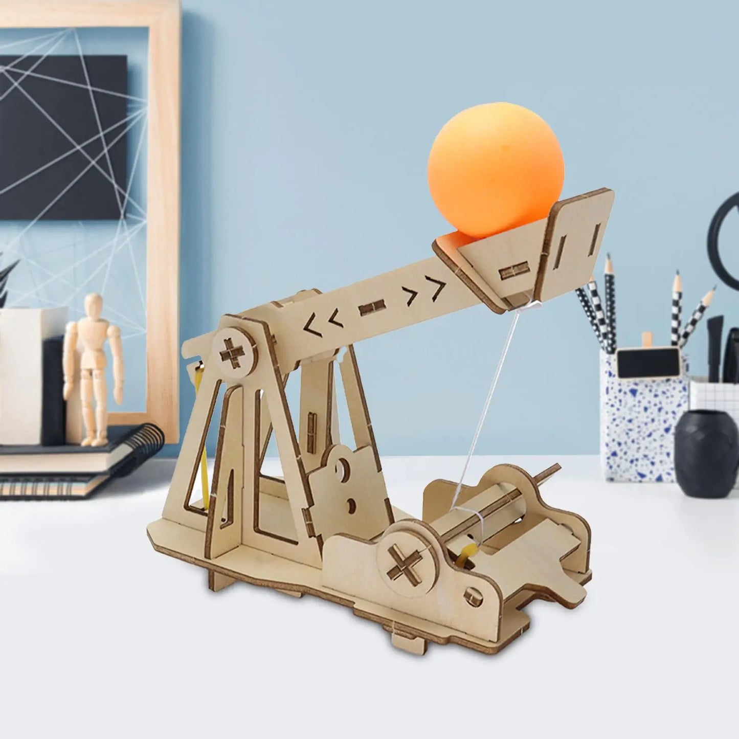 🧠 Kit de Catapulta STEM - Juguete Educativo y Experimento Científico DIY - Adios Wifi