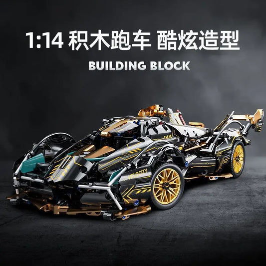 🧩 Auto de Carreras Deportivo para Armar – Modelo Técnico 1:14 Tipo Lamborghini 🏁 - Adios Wifi