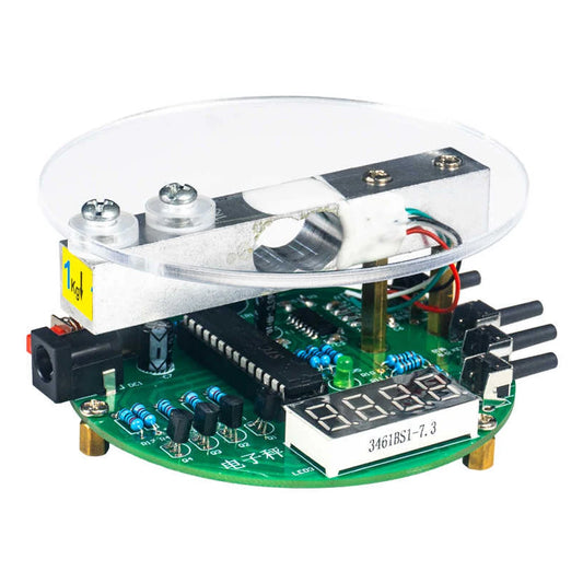 Kit DIY de Báscula Electrónica: Aprende a Construir Tu Propia Balanza Digital de 1KG con Pantalla LED - Adios Wifi