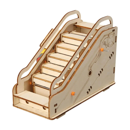 Mini Modelo de Escalera Mecánica DIY: ¡Despierta al Pequeño Ingeniero en Casa! 🔧🚶‍♂️ - Adios Wifi