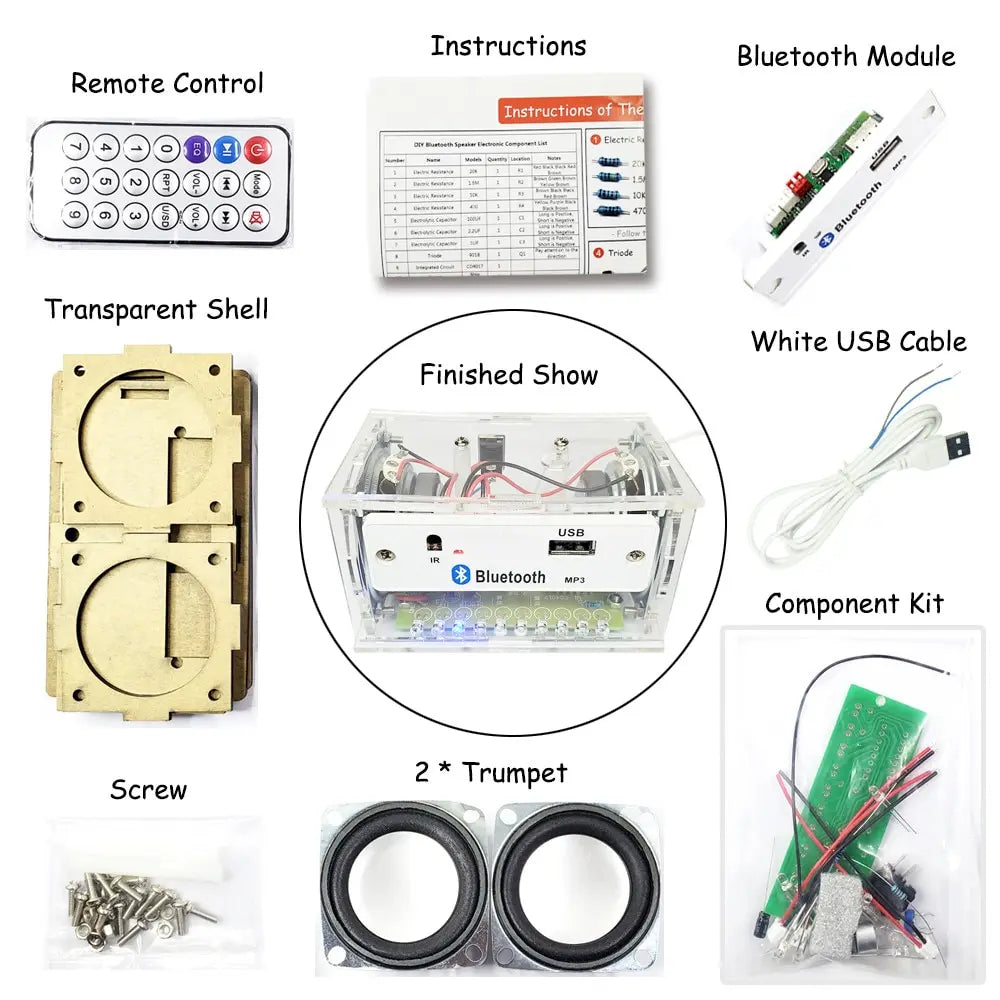 🎵 Kit DIY de Altavoz Bluetooth - Proyecto de Electrónica - Adios Wifi