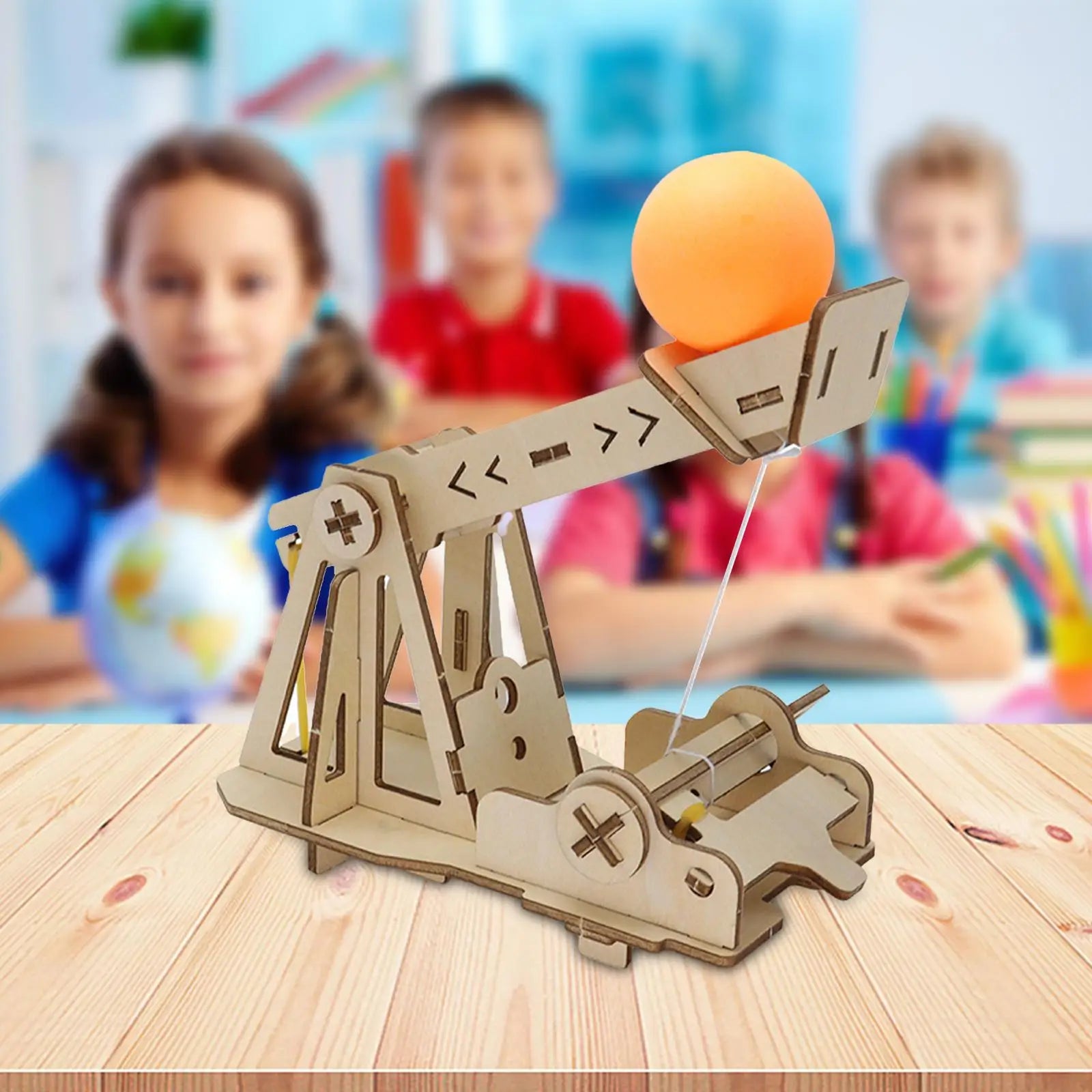 🧠 Kit de Catapulta STEM - Juguete Educativo y Experimento Científico DIY - Adios Wifi
